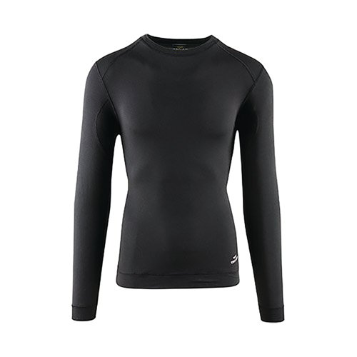 Trojan Black Long-Sleeve Wicking Base-Layer Vest M