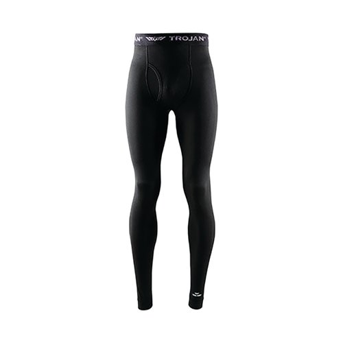 Trojan Black Wicking Long Johns S