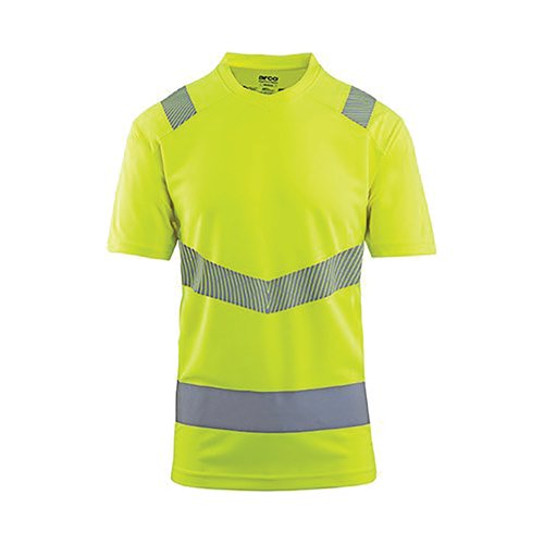 Arco Responsible Yellow Hi-Vis T-Shirt S