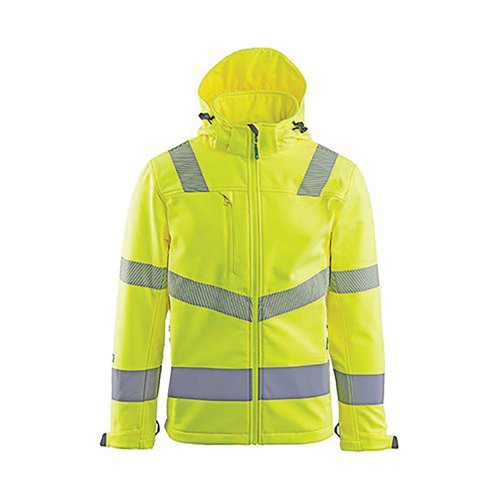 Arco Responsible Yellow Hi-Vis Softshell Jacket M