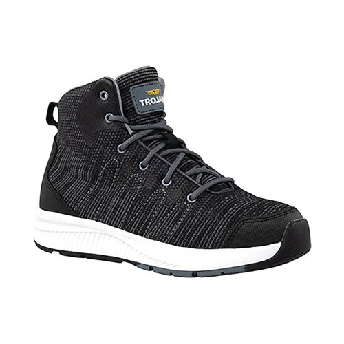 Trojan Nyx Womens Black/Grey S1P Safety Hiker Boots 4
