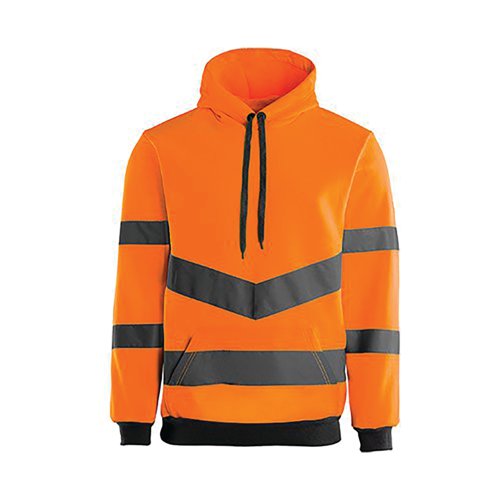 Arco Orange Hi-Vis Hoodie S