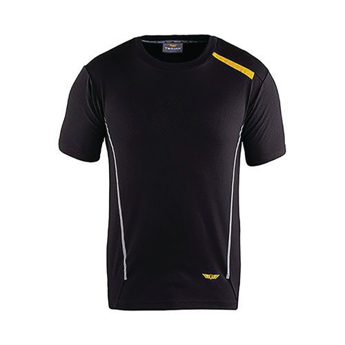 Trojan Mens Black T-Shirt S