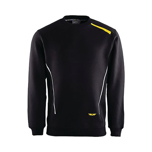 Trojan Men's Black Sweatshirt 2XL