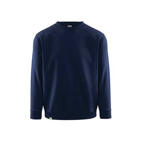 Arco Responsible Unisex Navy Crew-Neck Sweatshirt S