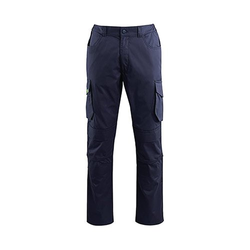 Arco Responsible Men's Navy Cargo Trousers with Kneepad Pockets 32R