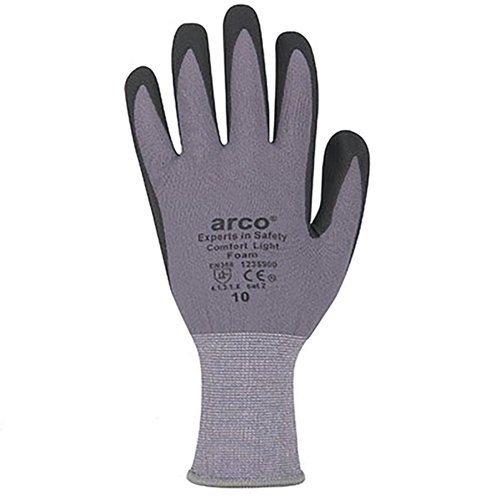 Arco Comfort Light Foam Nitrile-Coated Work Gloves 9