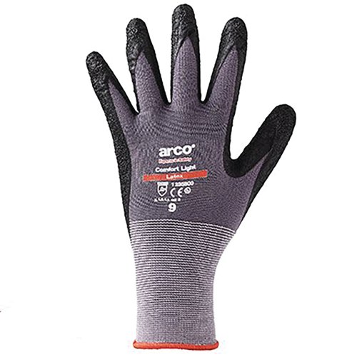 Arco Comfort Light Latex-Coated Work Gloves 9