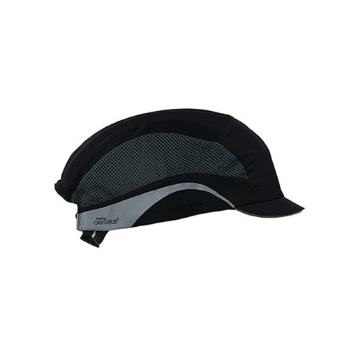 JSP Hardcap Aerolite Black Micro-Peak Bump Cap