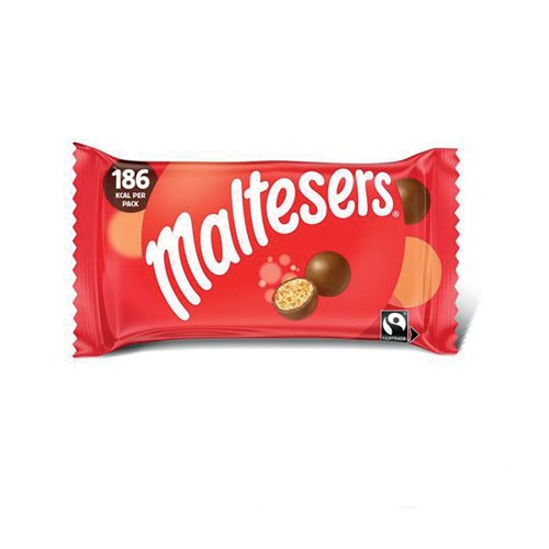 Maltesers Milk Chocolate and Honeycomb Balls 37g Bag (Pack of 40) 100533 | Mars