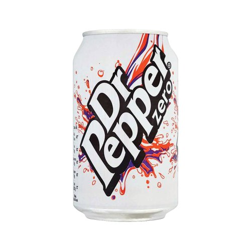 Dr Pepper Zero 330ml Cans (24 Pack) 0402053