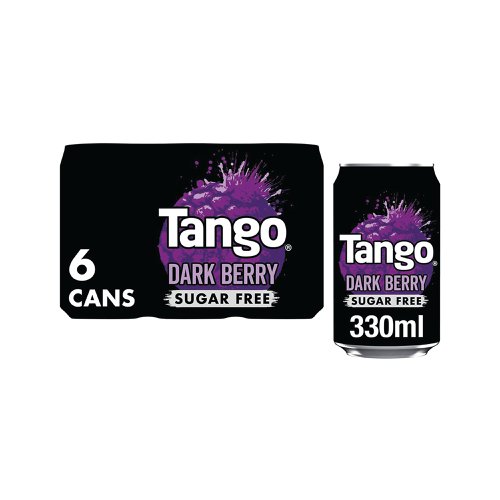 Tango Dark Berry Fruits with a delicious refreshing flavour, Tango is one of the most popular soft drinks in the country. This drink is flavoursome without being overly sweet and is perfect for refreshment, any time of the day. Each can is the perfect portion, particularly for when you are on the go. A delicious treat for people of all ages, this pack contains 24 330ml cans for caterers, home or office use.