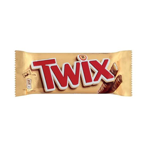 Twix Chocolate Bars 50g (Pack of 32) 100560