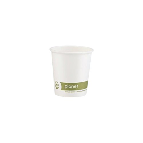 Planet 4oz Single Wall Plastic-Free Hot Cup (Pack of 50) PFHCSW04 Cups & Glasses AS30187