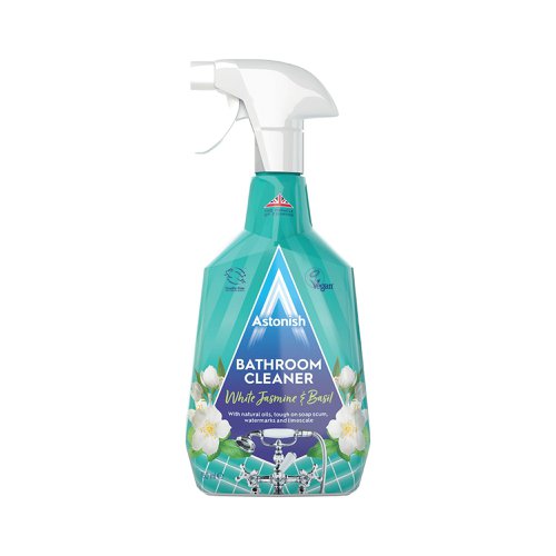 Astonish Bathroom Cleaner White Jasmine and Basil 750ml (Pack of 12) AST09716 AST09716