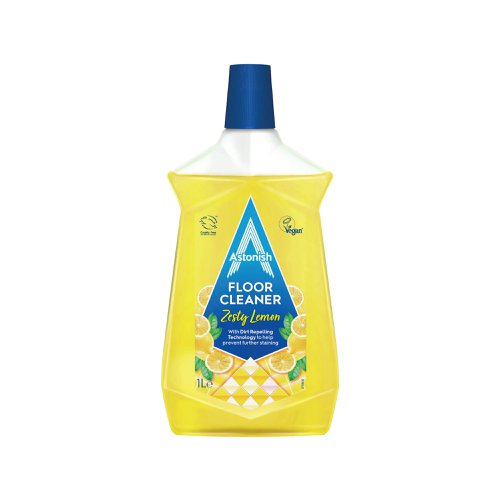 Astonish Floor Cleaner Zesty Lemon 1 Litre (Pack of 12) C2630 AST21182