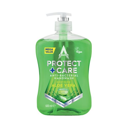 Astonish Anti Back Handwash 600ml Aloe Vera Green (Pack of 12) AST21183 | The London Oil Refining Company