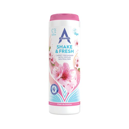 Astonish Shake And Fresh Carpet Pink Blossom 400g (Pack of 12) C2255