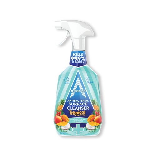 Astonish Anti Bacterial Surface Cleaner Tropical Breeze 750ml (Pack of 12) C9100