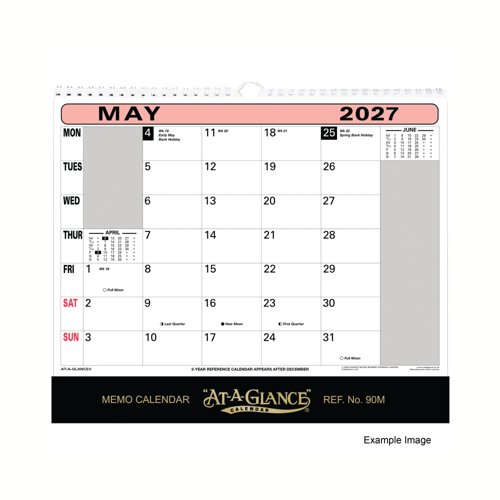 At-a-Glance Wall Calendar 2027 90M27