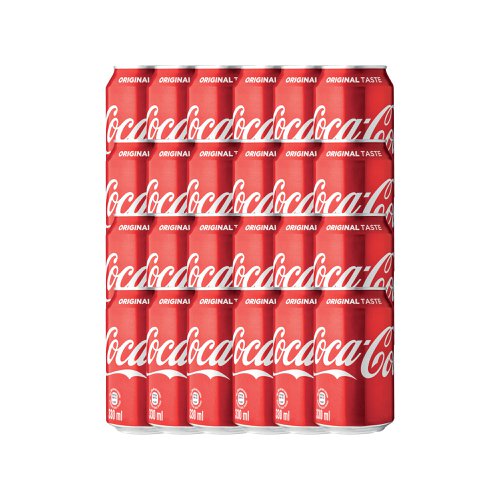 Coca-Cola Soft Drink 330ml Can (Pack of 24) 100219