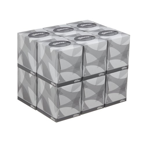 Kleenex Facial Tissues Cube 90 Sheets (Pack of 12) 8834