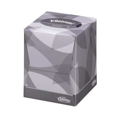 Kleenex Facial Tissues Cube 90 Sheets (Pack of 12) 8834