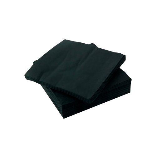 Paper Napkins 2-Ply 330mm Black (Pack of 100) 3324BKCOM