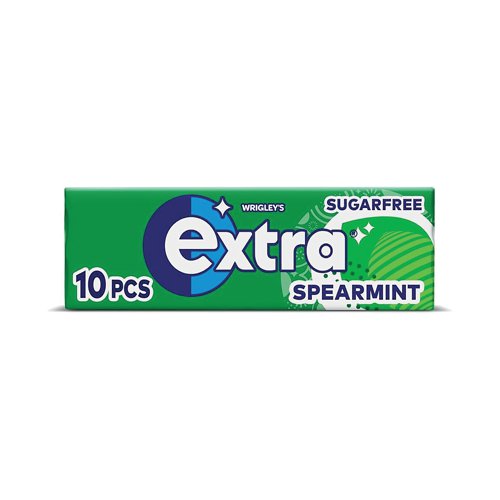 Wrigleys Extra Spearmint Sugar Free Chewing Gum (Pack of 30) 101086