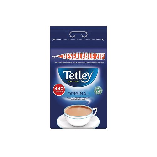 Tetley One Cup Tea Bags (Pack of 440) A01352 Hot Drinks AU03840