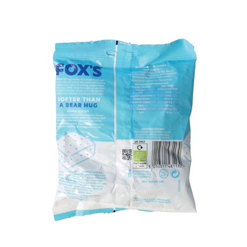 Fox's Chewy Mints are made with natural peppermint oil for true refreshment. Packed into a 140g bag, these chewy mints are just what you need for when you need to freshen up with their long-lasting chew and flavour. Supplied in a pack of 13 140g bags.