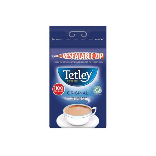 Tetley One Cup Tea Bags Catering Pack (Pack of 1100) A01161 Hot Drinks AU03901