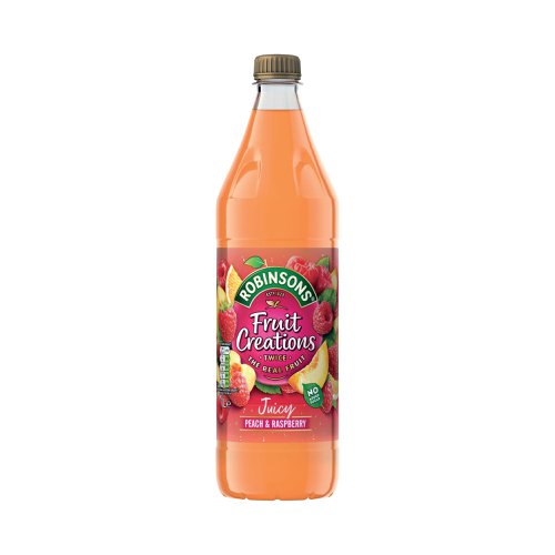 Robinsons Fruit Creations Peach and Raspberry Squash Bottle 1L