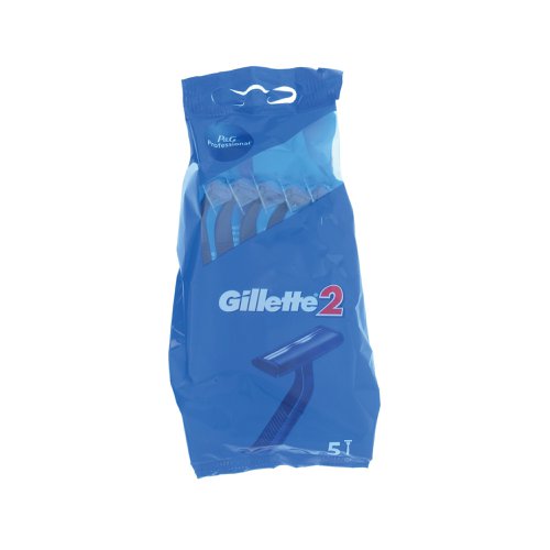 Gillette 2 Disposable Razors x5 (Pack of 24) TOGIL263