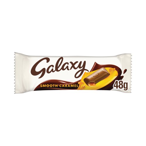 Mars Galaxy Smooth Caramel + Milk Chocolate Bar 48g (Pack of 24) 100521