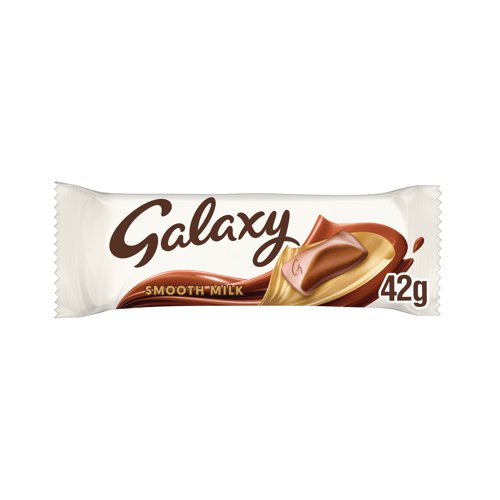 Mars Galaxy Smooth Milk Chocolate Snack Bar 42g Pack Of 24 100526