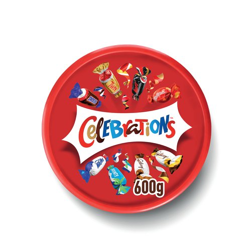 Mars Celebrations Chocolate Tub 600g 464414