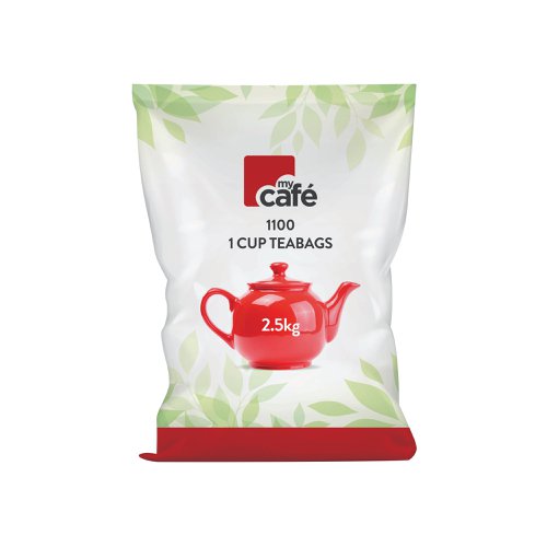 MyCafe One Cup English Breakfast Tea Bags (Pack of 1100) AU65698 Hot Drinks AU65698