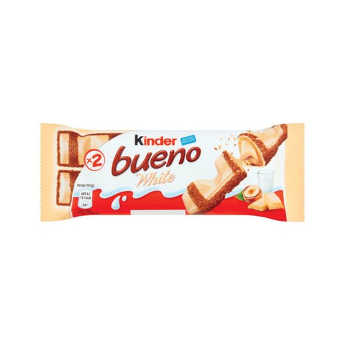 Kinder Bueno Duo White Chocolate Bar Pack of 30 100464
