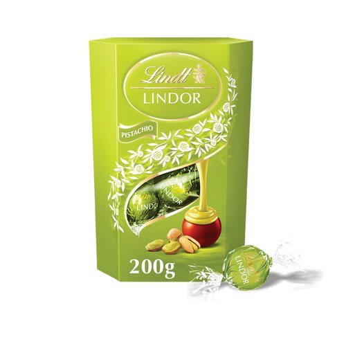 Lindt Lindor Truffles Pistachio Milk Chocolate 200g FOLIN029