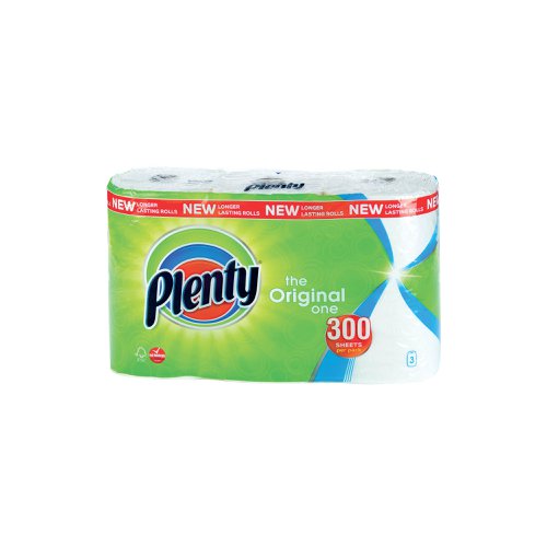 Plenty Kitchen Roll 100 sheets (3 Pack) M01454