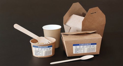 Avery Pre-Printed Allergen Food Labels 98x40mm (Pack of 300) ALL9840