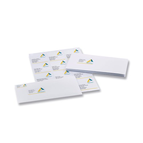 With these easy to use Ultragrip labels, you can address envelopes in no time at all. Avery's patented, QuickPEEL system, simply divides the labels along the perforation lines to expose the edges, peel and stick to your envelope. Perfect for envelopes, they are fully compatible with your laser printer and guarantee a jam free print for instant, professional labelling. These eco-friendly labels can be fully recycled and are made using environmentally sound materials.This pack contains 100 sheets with 12 labels per sheet (1200 labels in total). Redeem an Avery voucher or a shopping voucher worth up to  £15! (averyrewardsclub.co.uk).