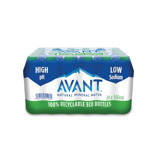 Avant Natural Mineral Water 500ml (Pack of 24) AVA005 - Best Price Cold Drinks UK
