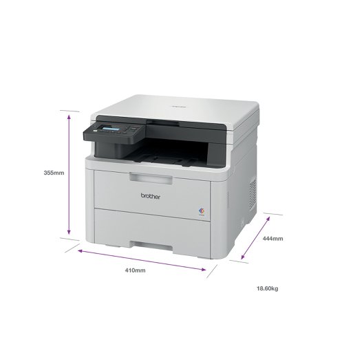 Brother DCPL3520CDW A4 3-in-1 Wireless Colour Laser Printer DCPL3520CDWZU1