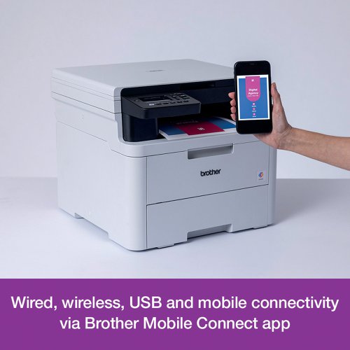 Brother DCPL3520CDW A4 3-in-1 Wireless Colour Laser Printer DCPL3520CDWZU1