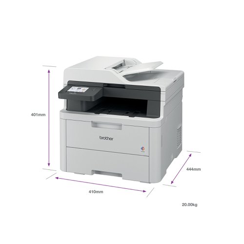 Brother DCP-L3560CDW A4 3-in-1 Wireless Colour Laser Printer DCPL3560CDWZU1