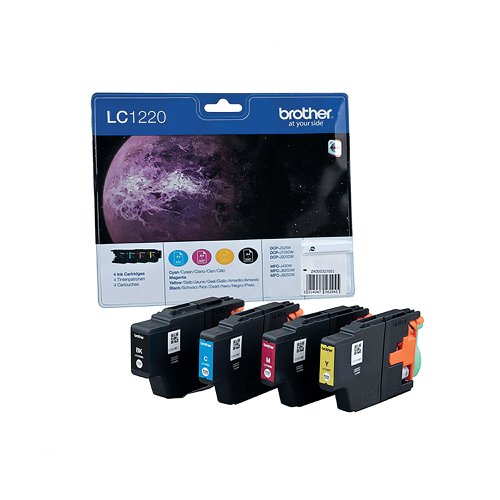 Brother LC1220 Inkjet Cartridge CMYK Multipack LC1220VALBP