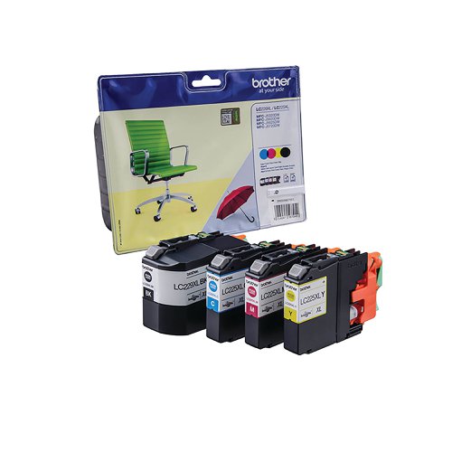 Brother LC229XL Inkjet Cartridge HY CMYK Multipack LC229XLVALBP