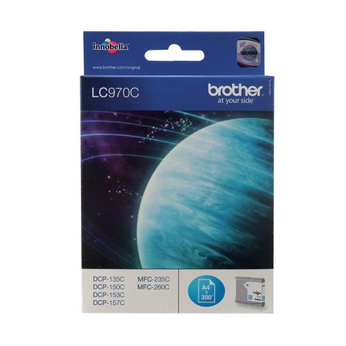 Brother LC970C Inkjet Cartridge Cyan LC970C